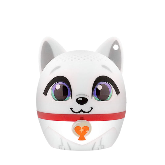 My Audio Pet Mini Bluetooth Animal Wireless Speaker - True Wireless Stereo  Pair with Another TWS Pet for Powerful Rich Room-Filling Sound - Elf on the Shelf (Arctic Fox)
