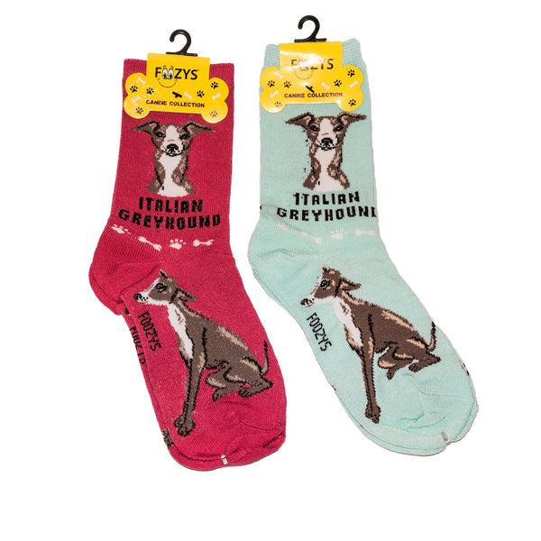 Foozys Unisex Crew Socks Canine Collection