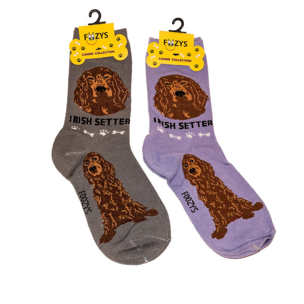 Foozys Unisex Crew Socks Canine Collection