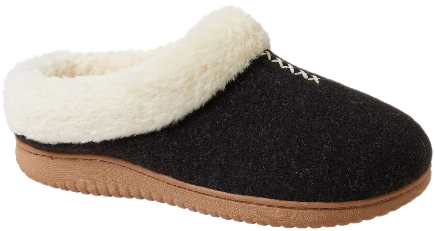 Dearfoams Woman's Indoor/Outdoor Breathable Memory Foam Clog Slippers