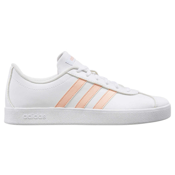 Adidas Kids VL Court 2.0 Sneaker - Girls Tennis Shoe