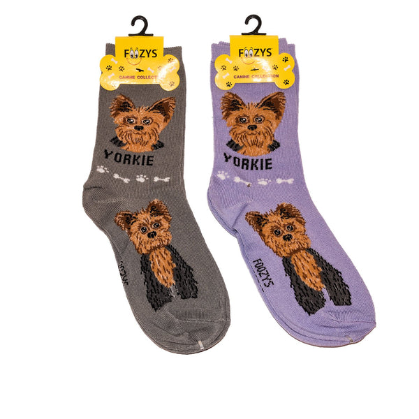 Foozys Unisex Crew Socks Canine Collection