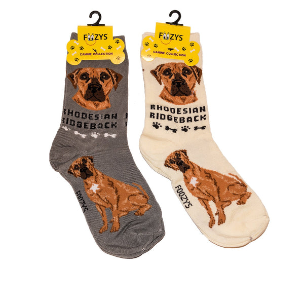 Foozys Unisex Crew Socks Canine Collection