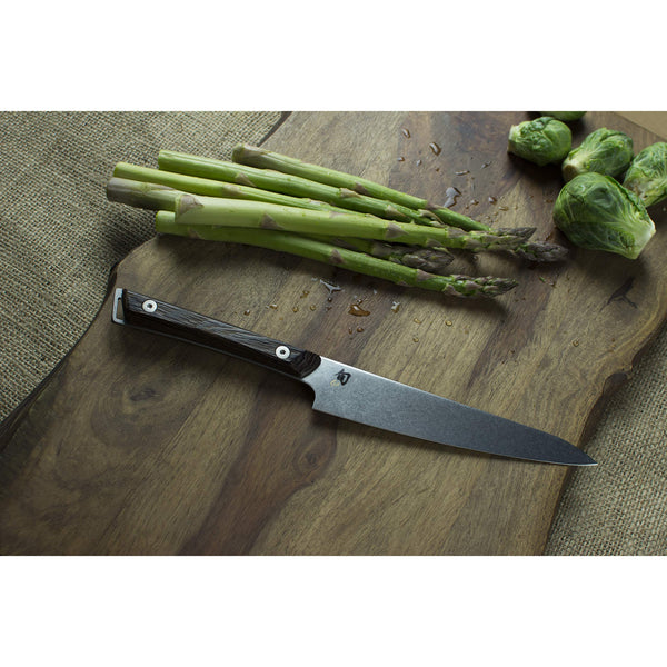 Shun Cutlery Kanso Chef's Knife 8”, Gyuto-Style Kitchen Knife, Ideal for All-Around Food Preparation, Authentic, Handcrafted Japanese Knife, Professional Chef Knife