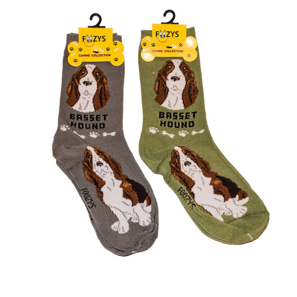 Foozys Unisex Crew Socks Canine Collection