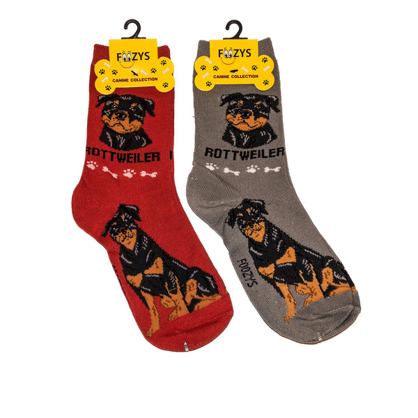 Foozys Unisex Crew Socks Canine Collection