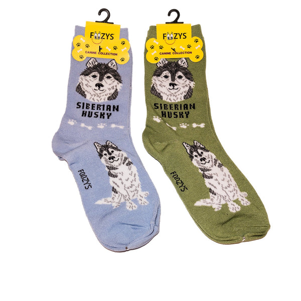 Foozys Unisex Crew Socks Canine Collection