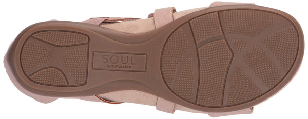 Soul Naturalizer Women's AVONLEE Flat Sandal - Black or Taupe