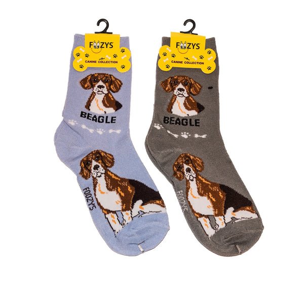 Foozys Unisex Crew Socks Canine Collection