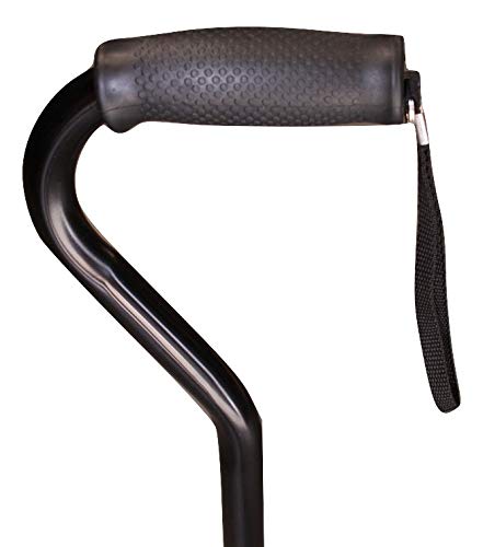 Harvy Quad Cane - Walking Stick for Men and Women - Lightweight Adjustable Folding Cane/Staff - Right and Left Hand Grip for Stability Comfort Support - Four Prong Base Walking Cane/Stick