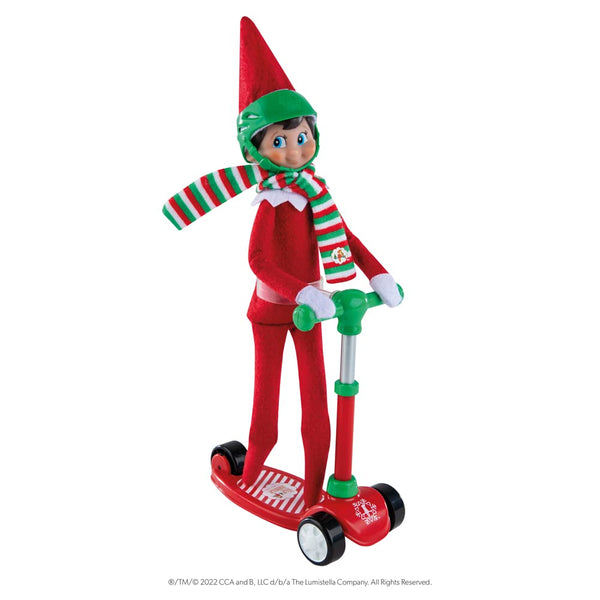 THE ELF ON THE SHELF STAND-N-SCOOT Scooter, Scarf and Hat Accessories