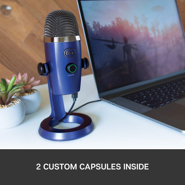 Blue Yeti Nano Premium USB Microphone for PC, Mac, Gaming, Recording, Streaming, Podcasting, Condenser Mic